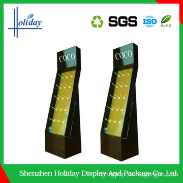 High Quality Cardboard Corrugated Cell Phone Accessories Display Rack Factory Supply